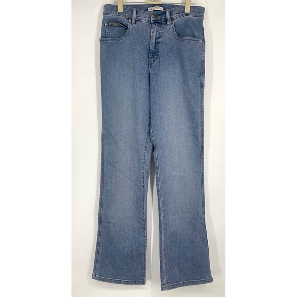 NWOT Lee High Rise Lean Bootcut Jeans Light Wash 10 - Picture 1 of 5